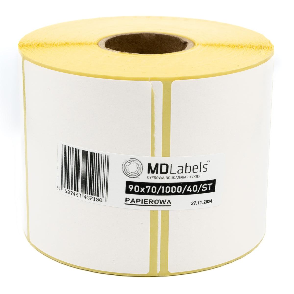 Self-Adhesive Thermal Transfer Paper Labels White 90X70mm 1000pcs