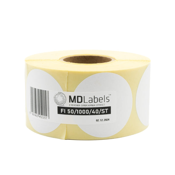 Thermal labels FI 50 mm 1000 per roll - MD Labels