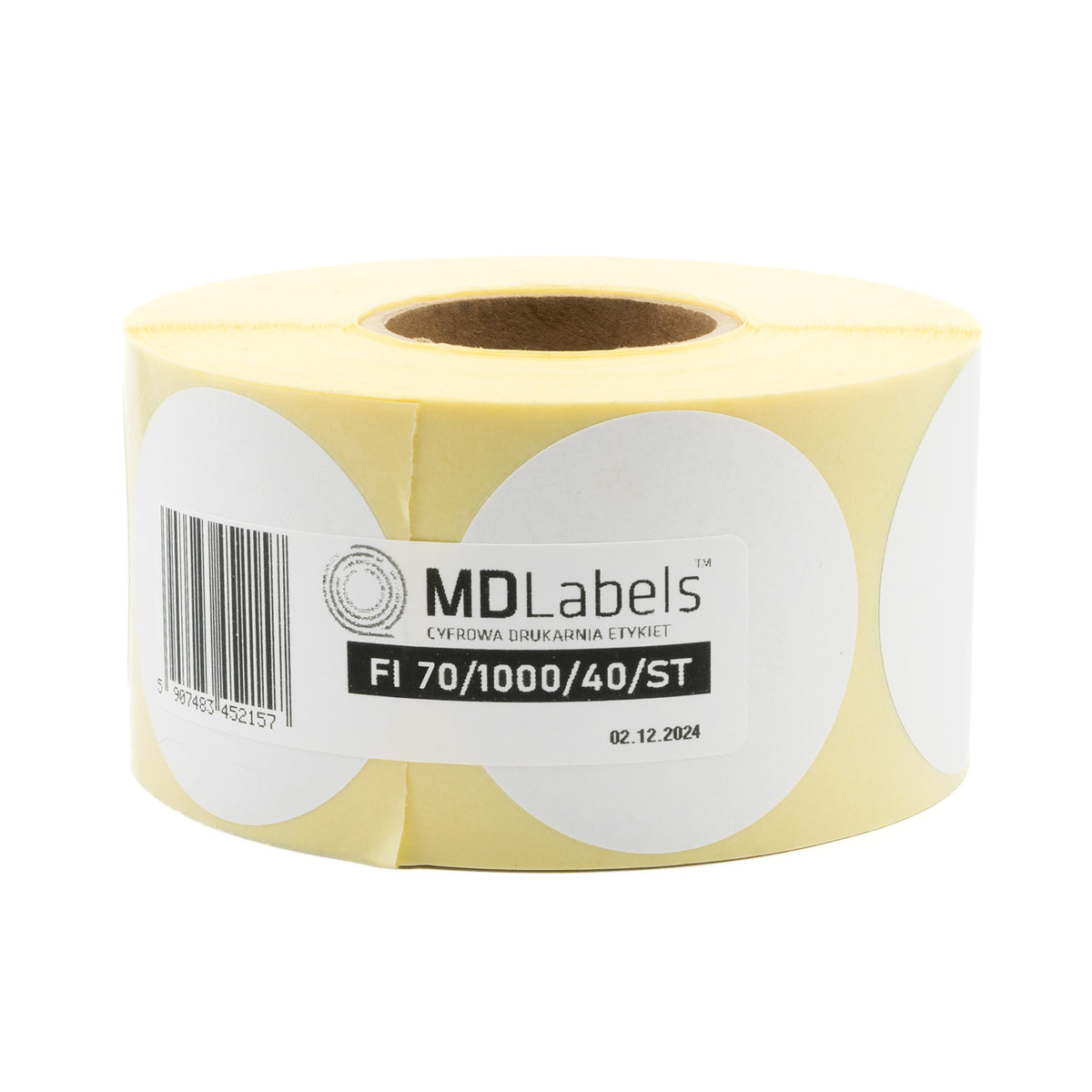 Thermal labels FI 70 mm 1000 per roll