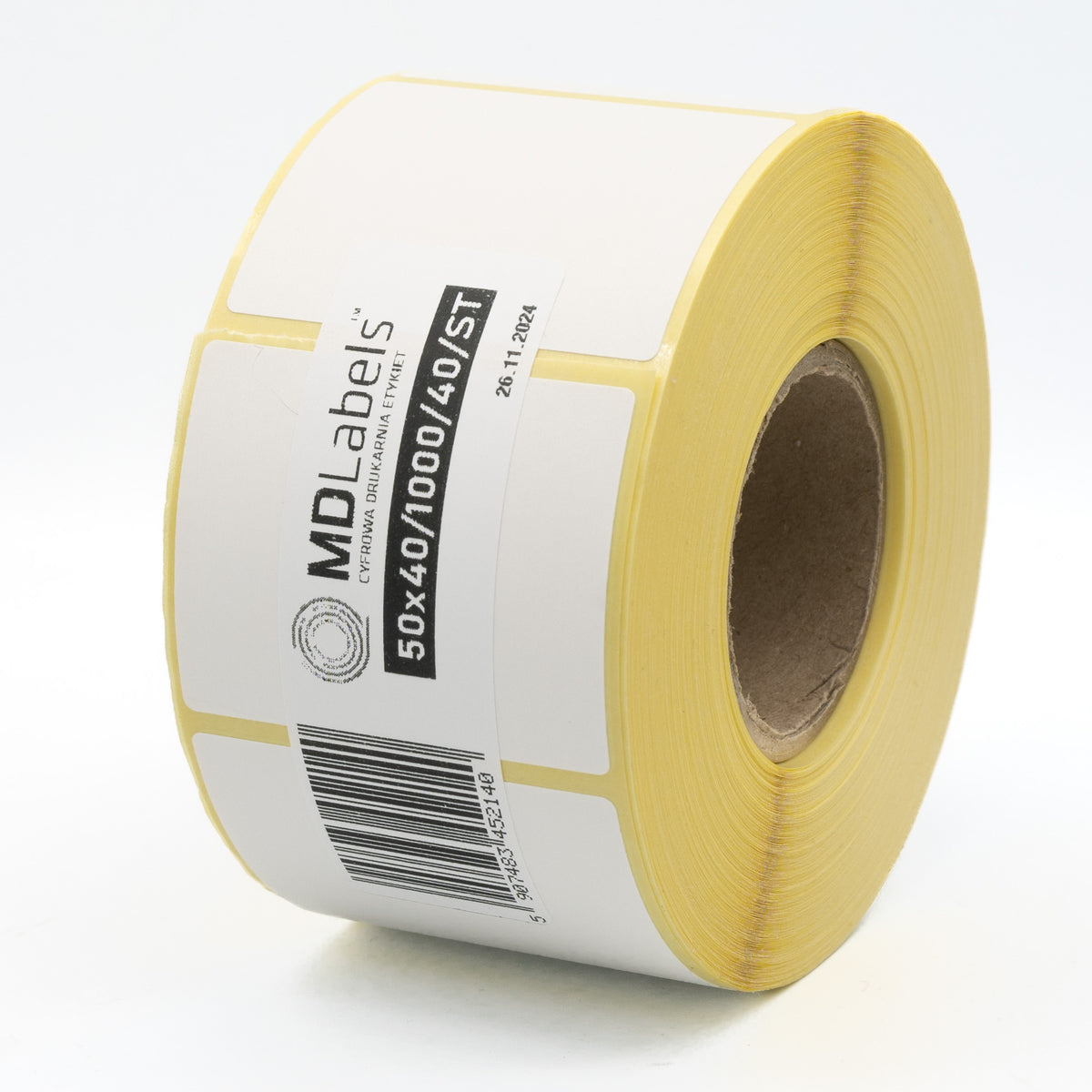 Thermoetiketten 50x40 mm 1000 pro Rolle