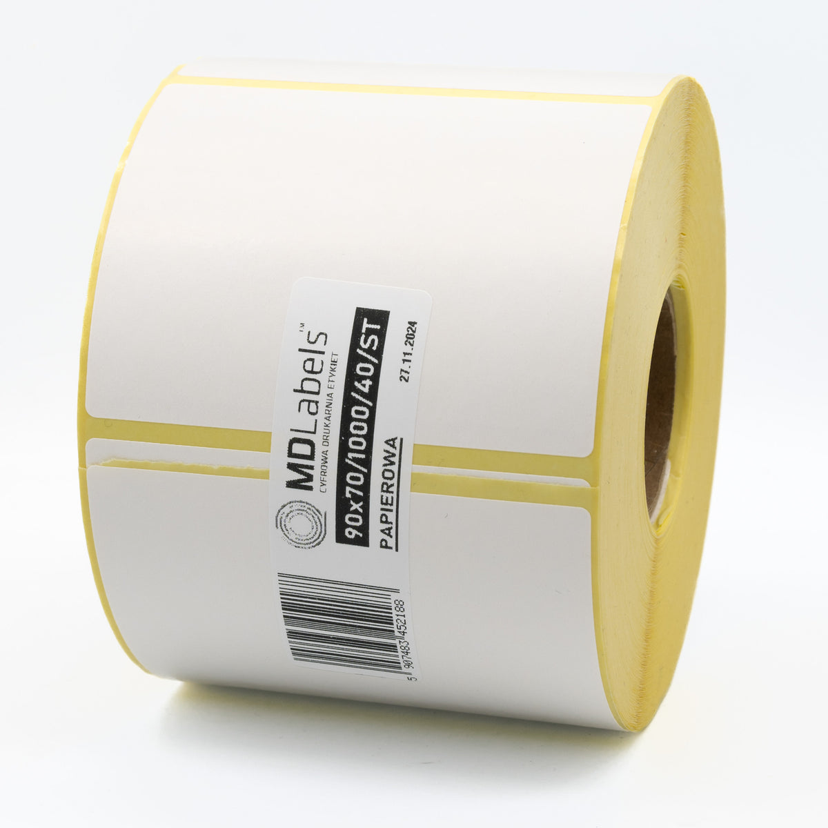 Self-Adhesive Thermal Transfer Paper Labels White 90X70mm 1000pcs