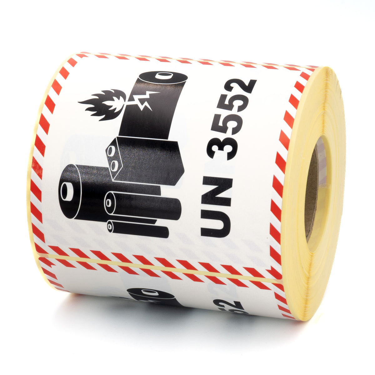 Warning labels UN3552 Sodium Ion Battery Labels 100x100 500 pcs