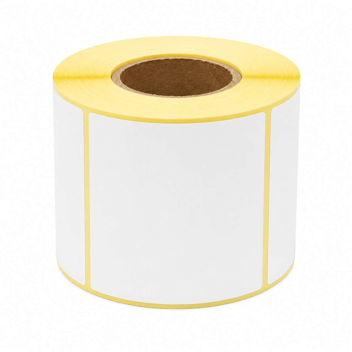 Selbstklebende Thermoetiketten 80 × 80 mm – 500 Stück pro Rolle
