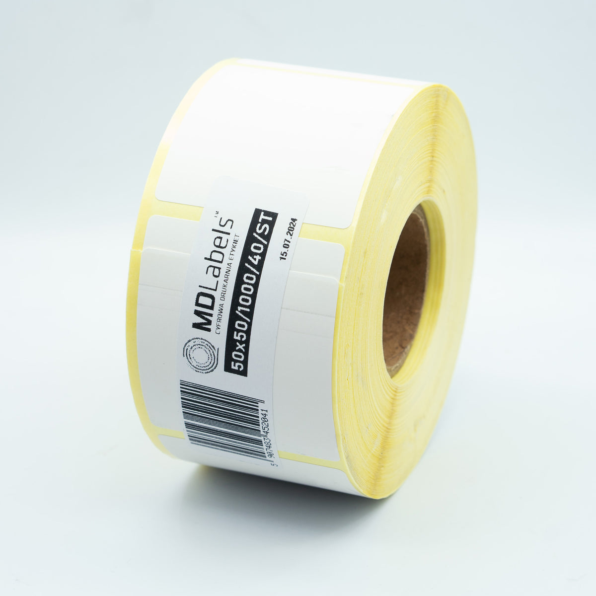 Thermoetiketten 50x50mm 1000 pro Rolle