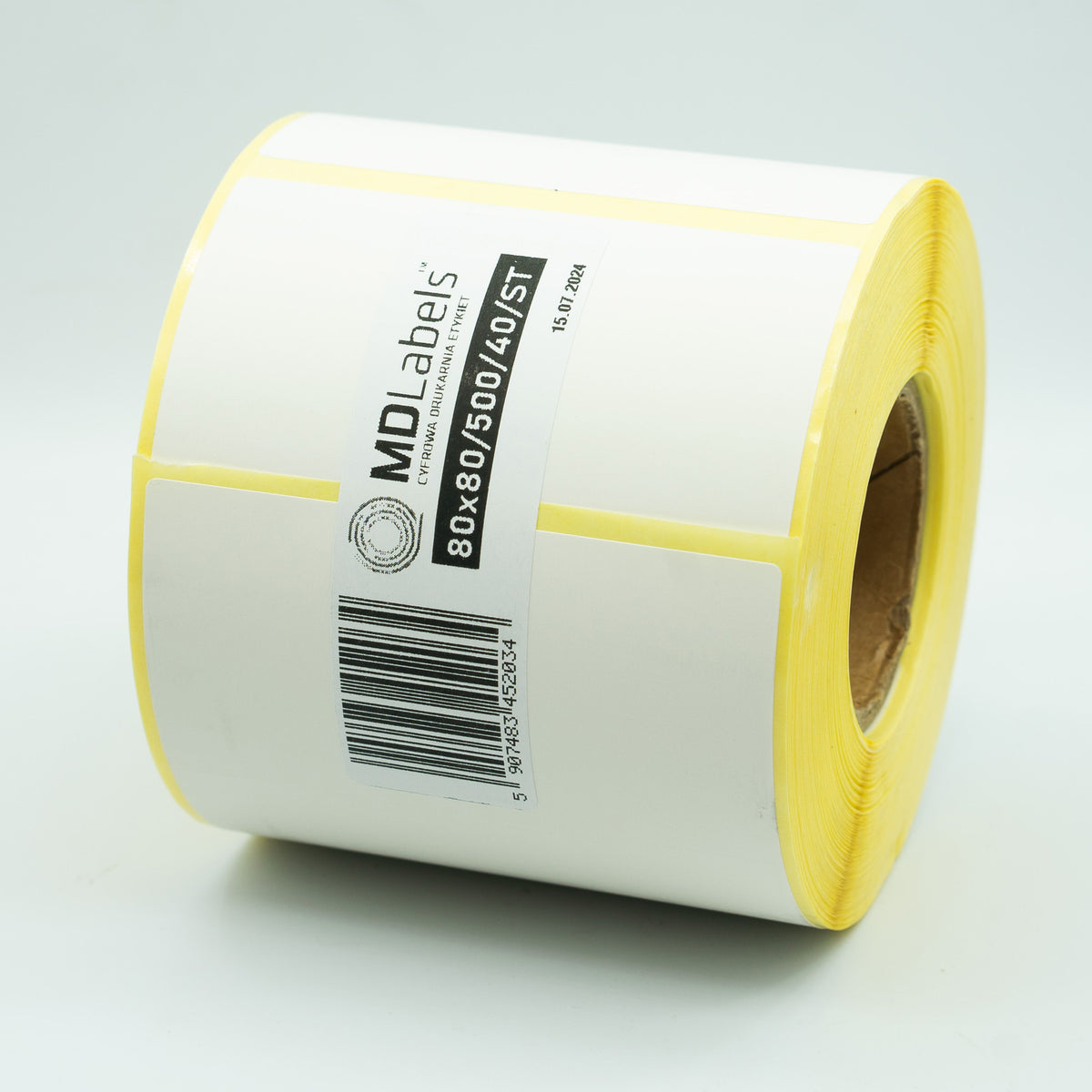 Thermal labels 80x80mm 500 per roll