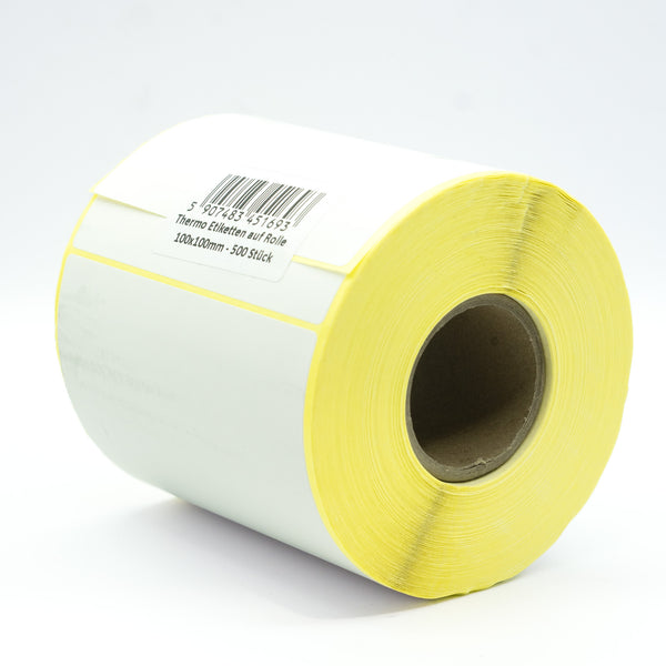 Thermal labels 100x100mm 500 per roll - MD Labels