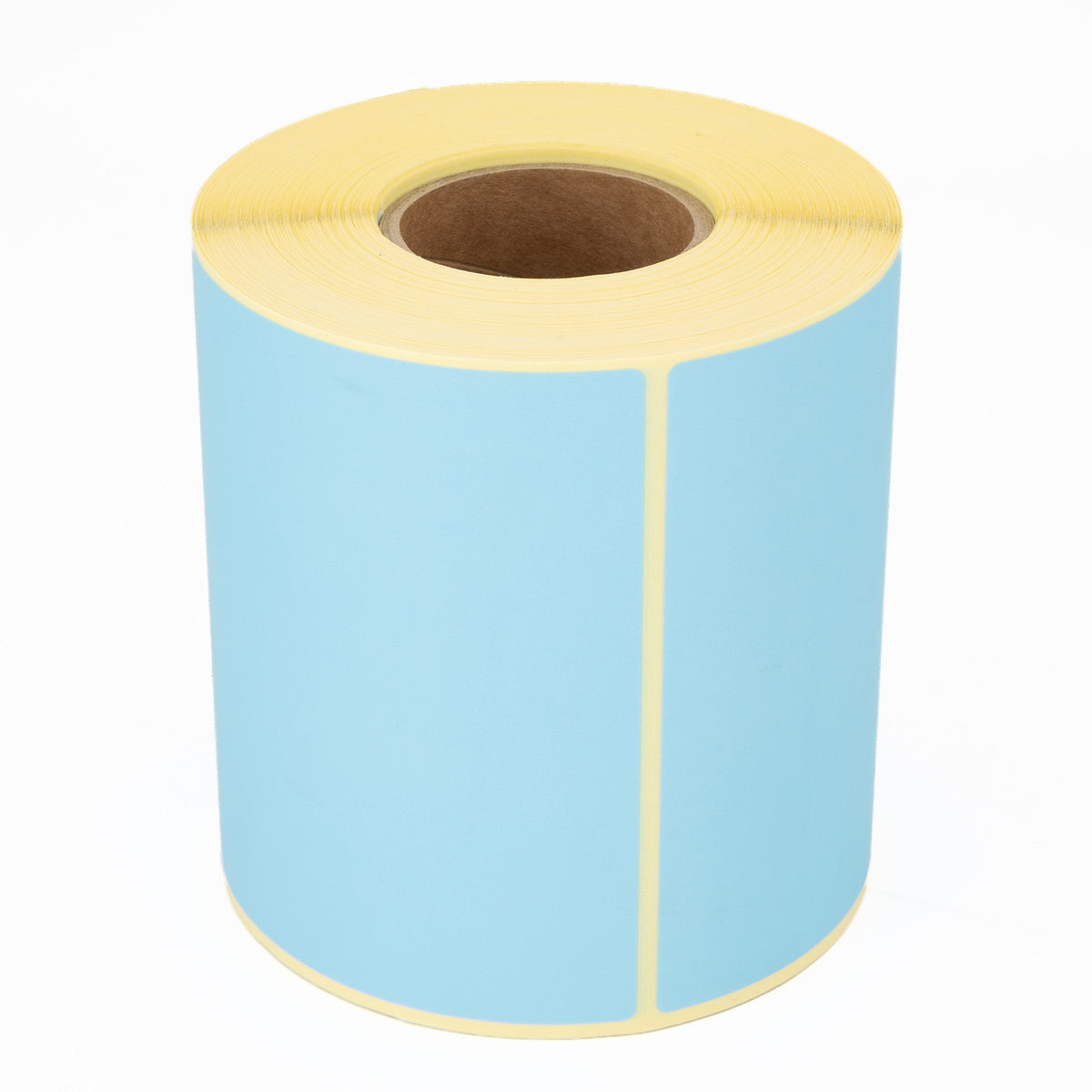 MD Labels Hellblaue Thermoetiketten 100 x 150 mm – 300 Stück pro Rolle