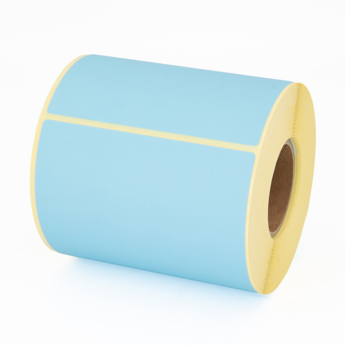 MD Labels Hellblaue Thermoetiketten 100 x 150 mm – 300 Stück pro Rolle