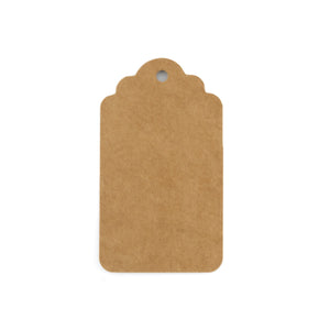 Kraft Paper Gift Tags - 120 pcs, Multiple Shapes & Sizes | MD Labels