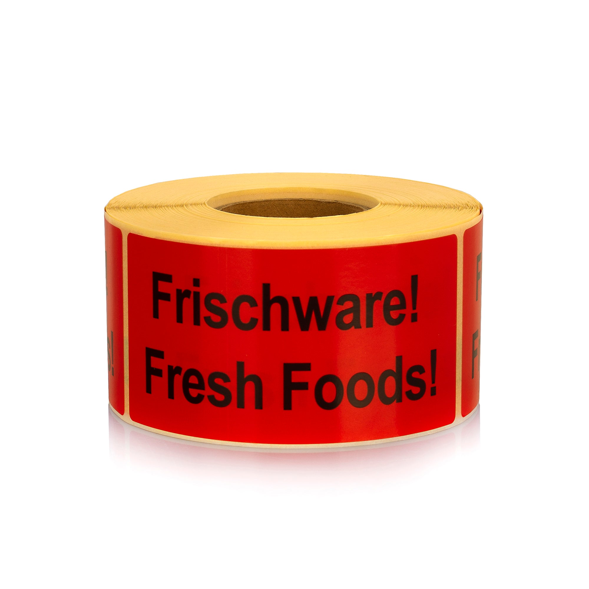 Warning Contains Label Warning Labels on Roll 100 x 50 mm Frischware Fresh Foods 500 pcs - MD ...