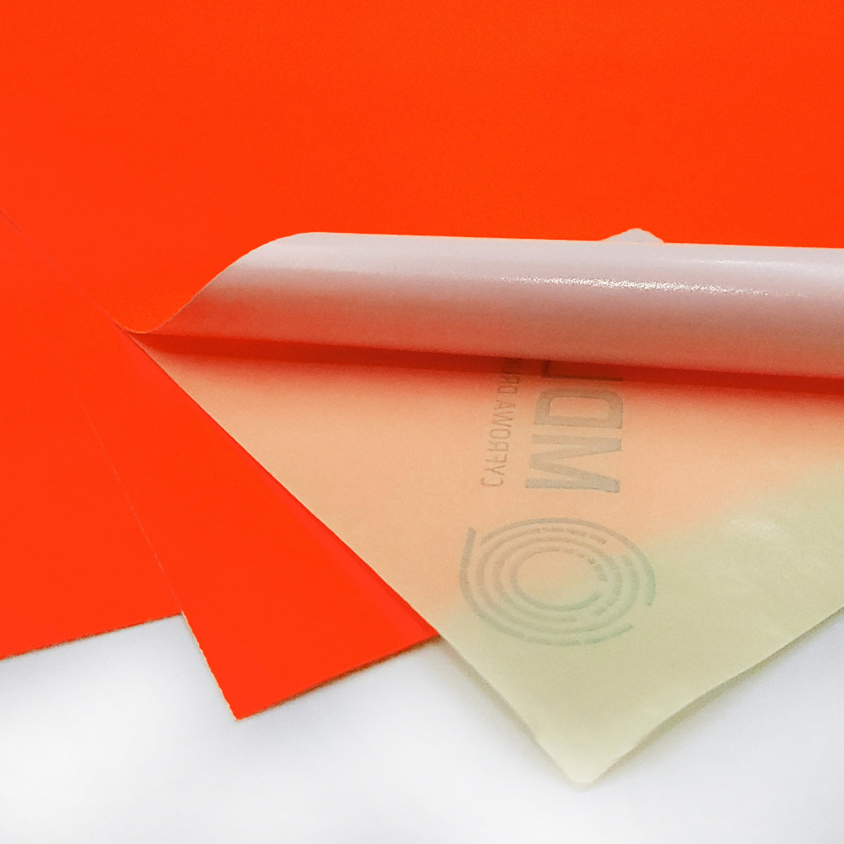 Selbstklebendes Papier A4 fluo neon 50 Blatt rot