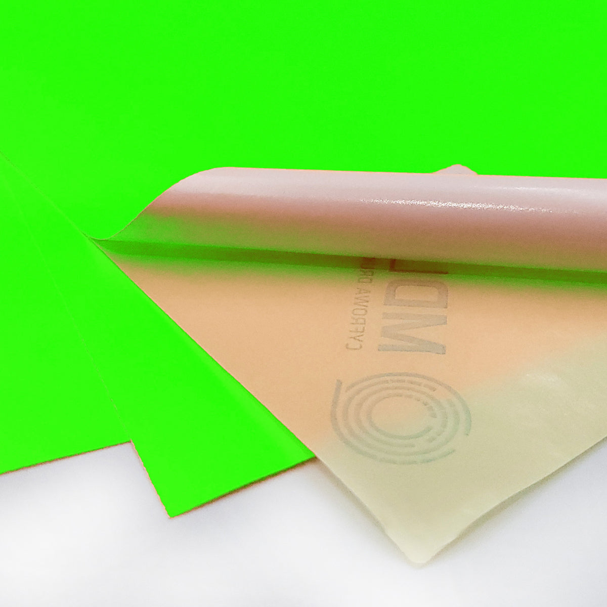 Selbstklebendes Papier A4 fluo neon 50 Blatt grün