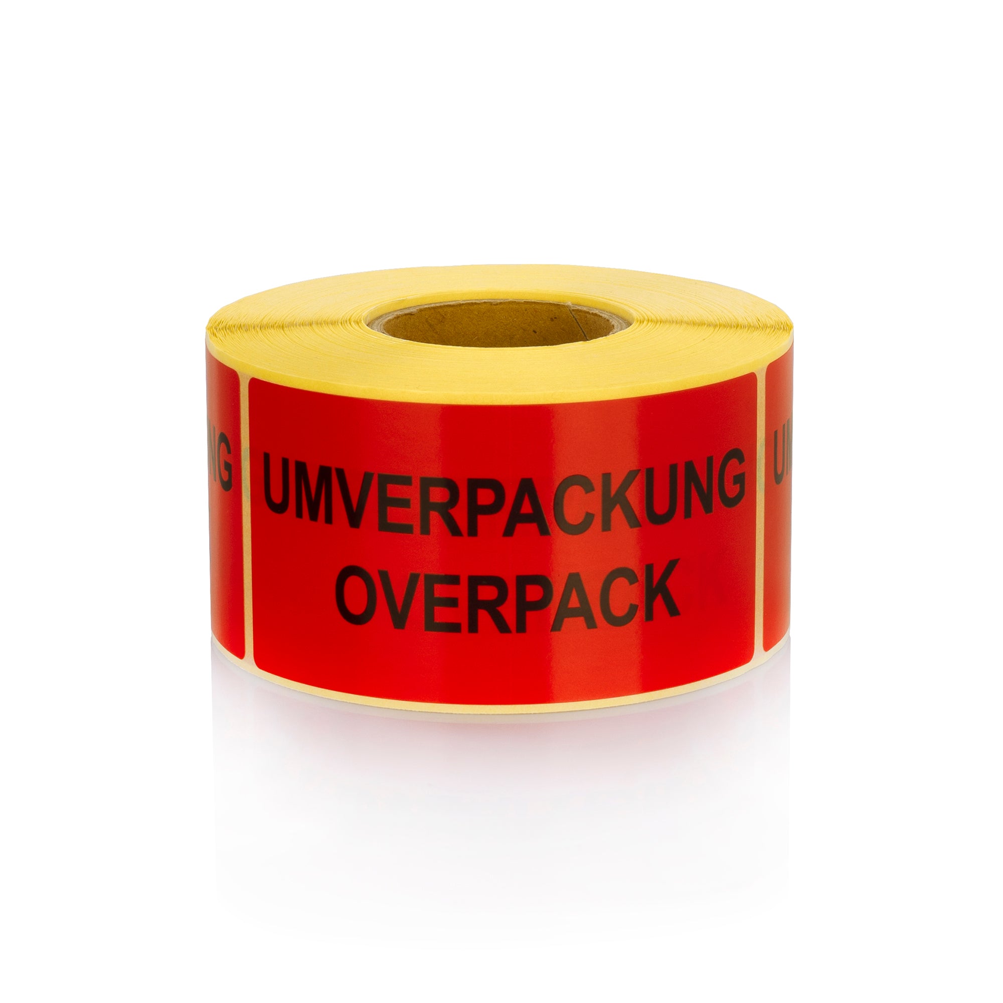 Un Overpack Label Warning Labels on Roll 100 x 50 mm Umverpackung Overpack 500 pcs - MD ...