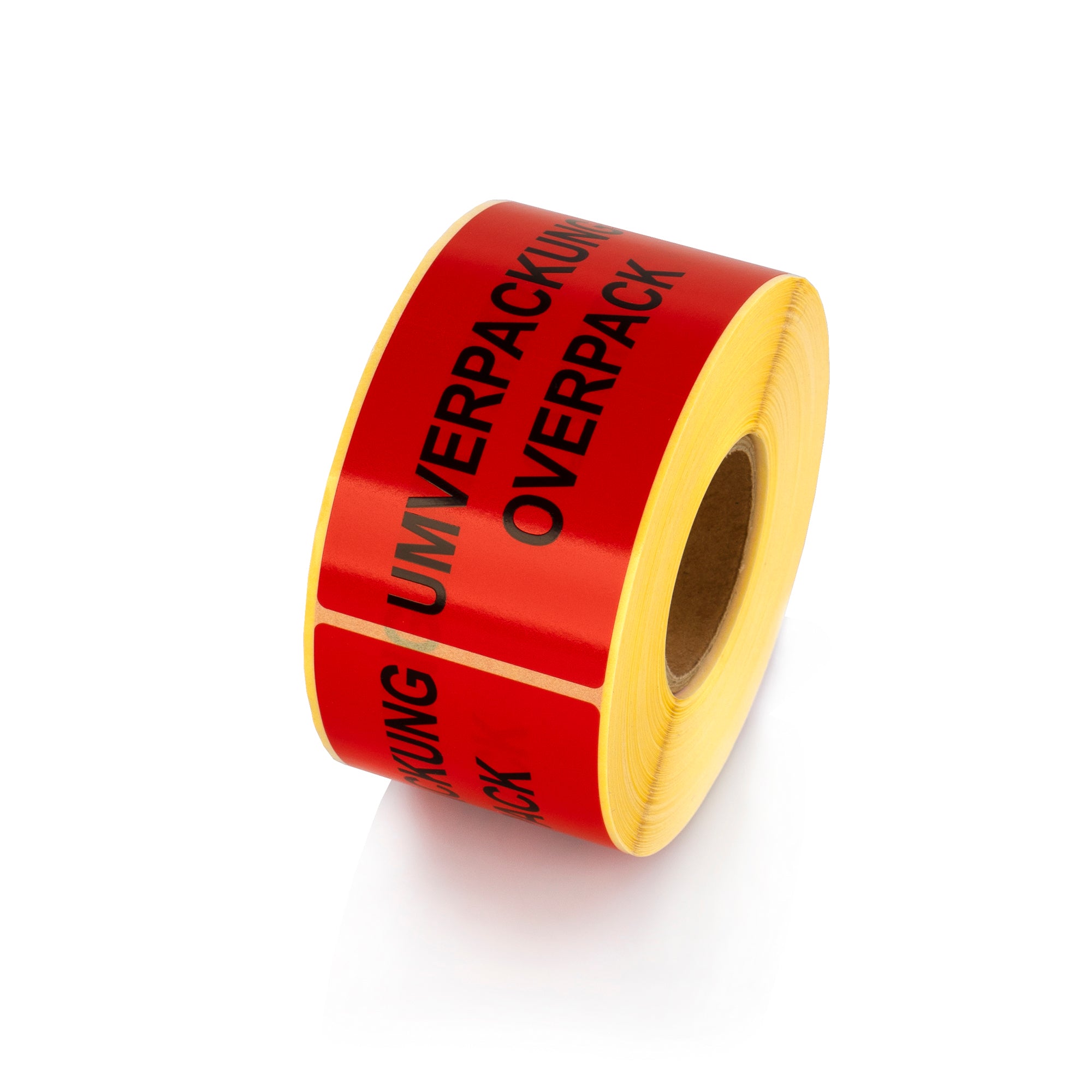 Un Overpack Label Warning Labels on Roll 100 x 50 mm Umverpackung Overpack 500 pcs - MD ...