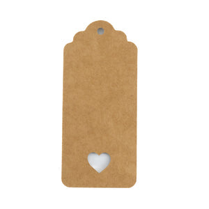 Kraft Paper Gift Tags - 120 pcs, Multiple Shapes & Sizes | MD Labels