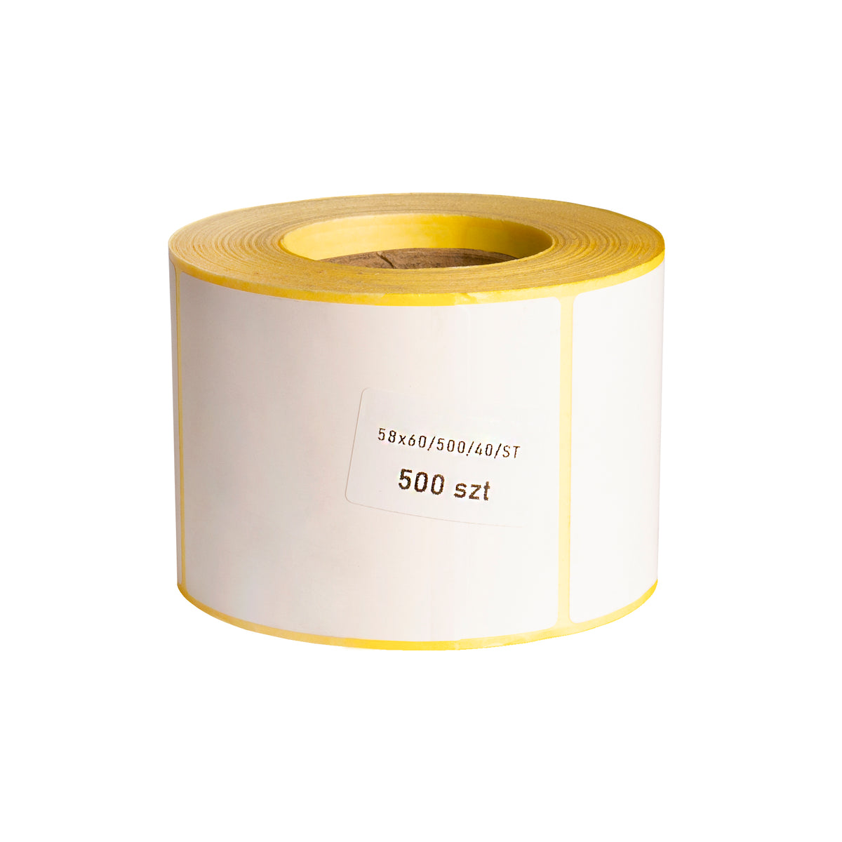 Thermal labels 58x60mm 500 per roll
