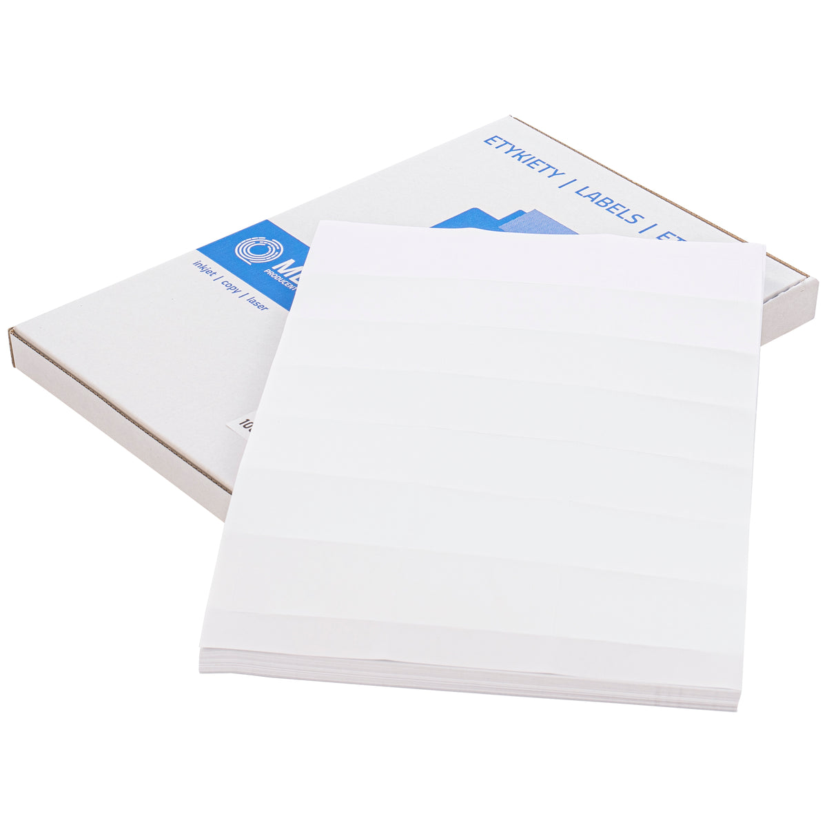Self-adhesive labels on A4 sheets 63,5x38,1mm 100 sheets - MD Labels