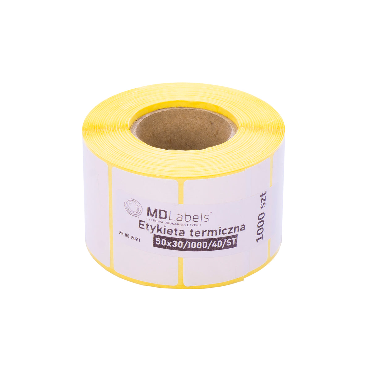 Thermal labels 50x30mm 1000 per roll