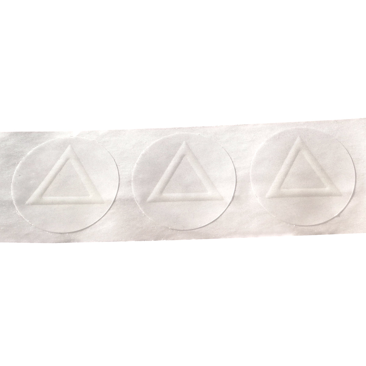 Warning Labels- Tactile Triangle Labels 1000 per roll