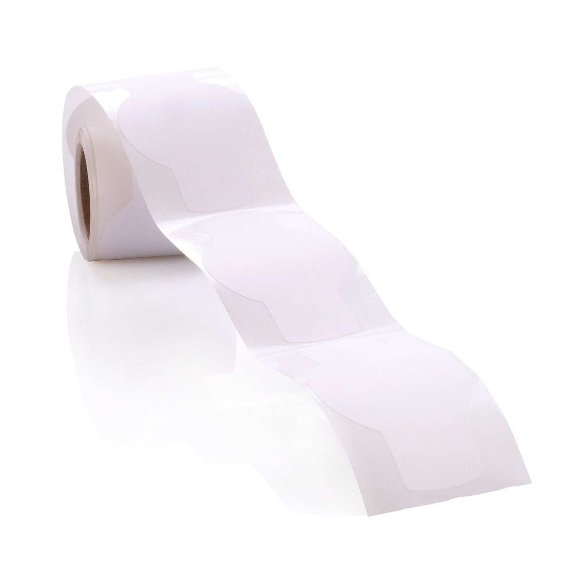Dekorative Etiketten für ein Glas Papier Cotton Touch 100 pro Rolle