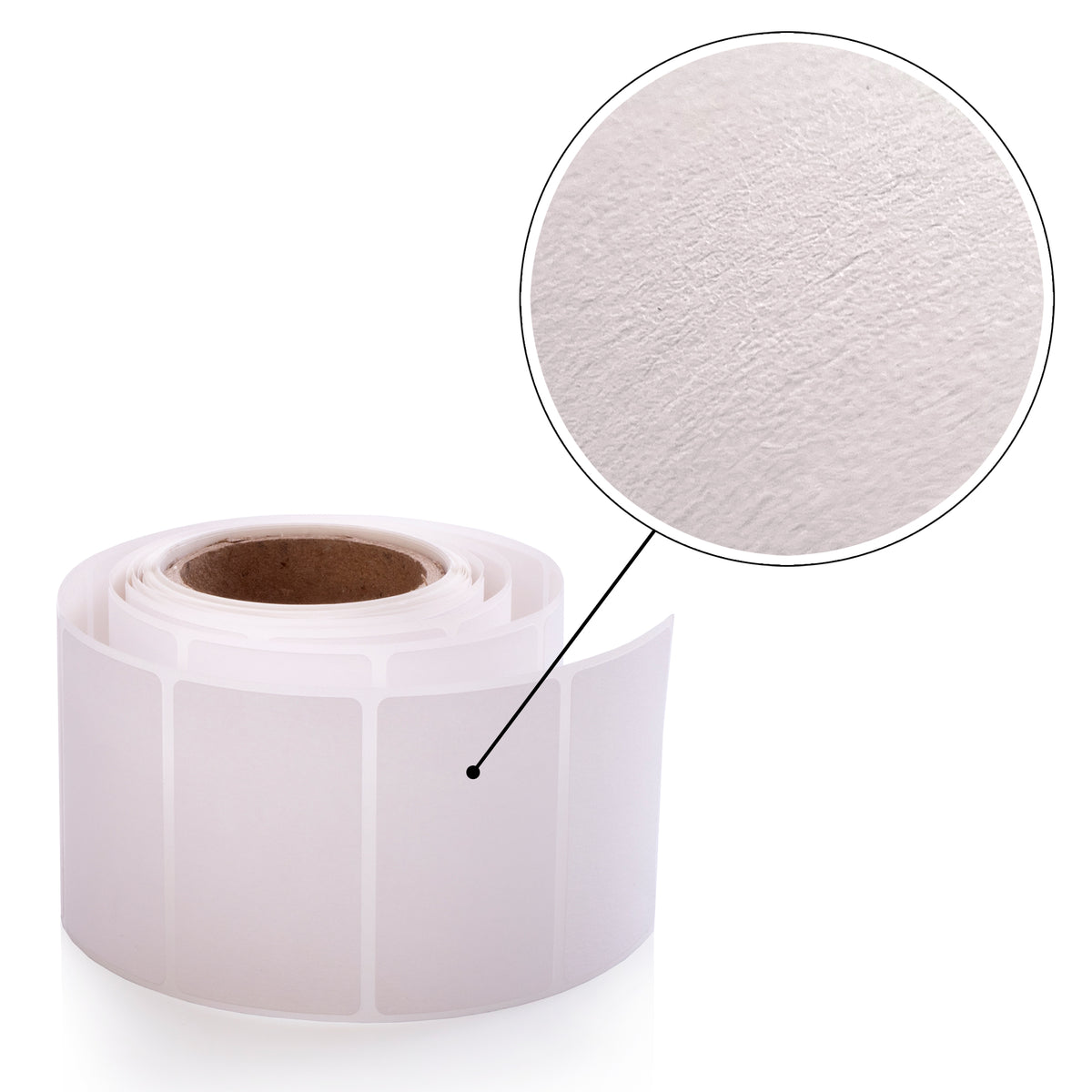 Dekorative Etiketten - 50x30mm- Papier Cotton Touch 100 pro Rolle