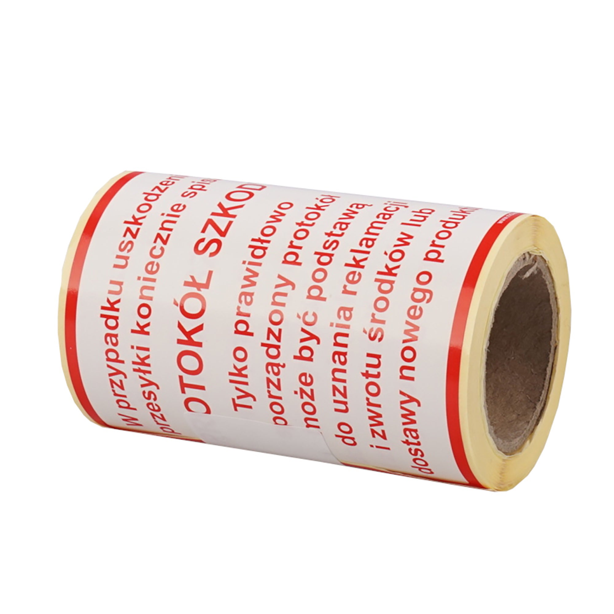 Damage Load Label Self-adhesive warning labels - Damage report/certificate of compliance ...